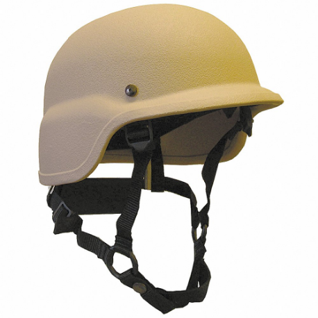 Level IIIA Lightweight Helmet, S Fits Hat Size, Suspension, Tan, Aramid, Level IIIA