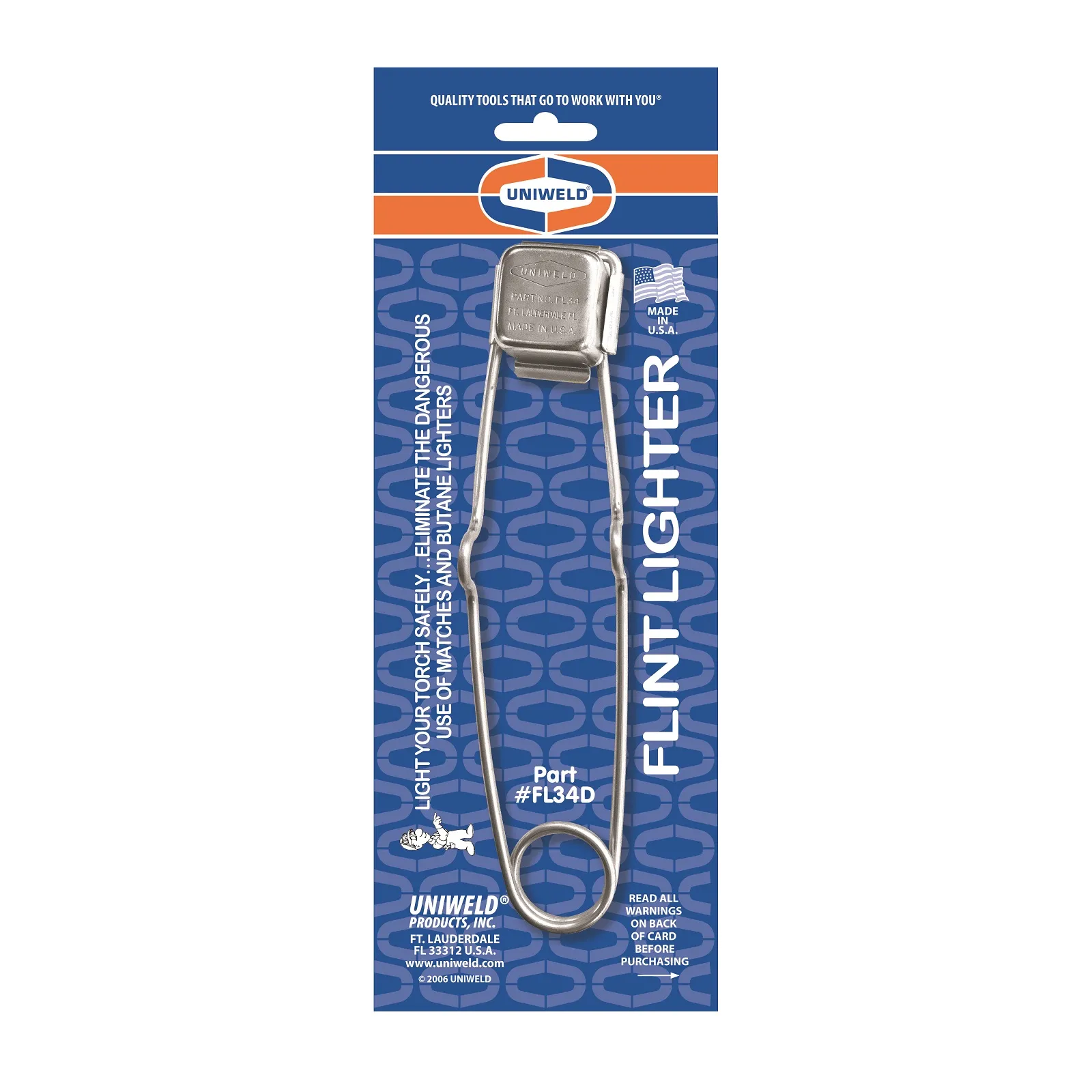 UNIWELD *FL34 Flint Lighter, Single Type | CD4TRB