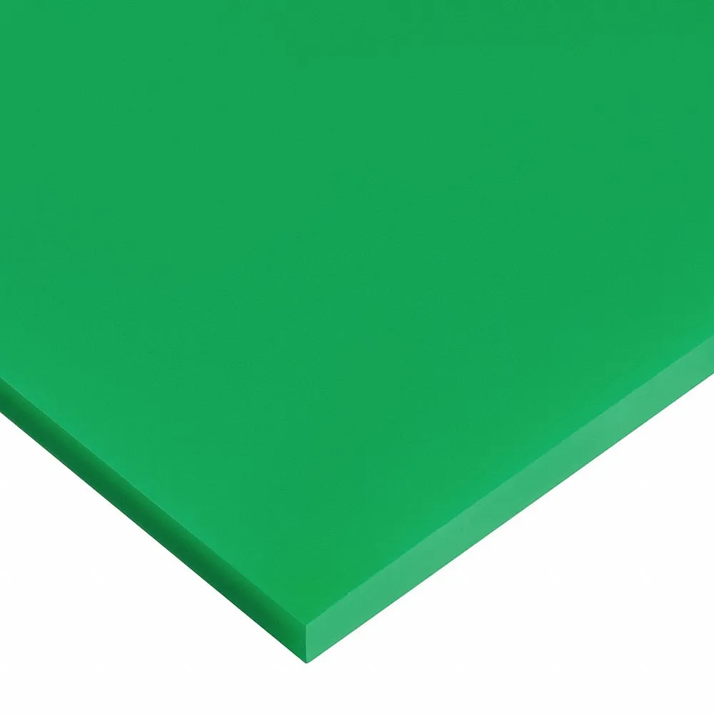 USA SEALING PS-EPVC-GN-6MMX48X96 Plastic Sheet, 0.236 Inch Plastic Thick, 48 Inch W x 96 Inch L, Green, 2 | CU7KVT 806DR8