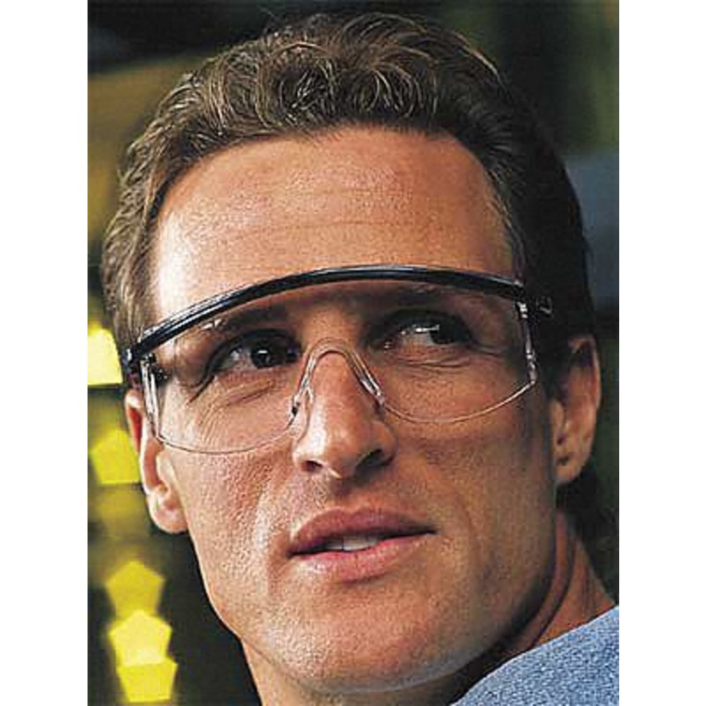 Scratch-Resistant Safety Glasses, Amber Lens Color