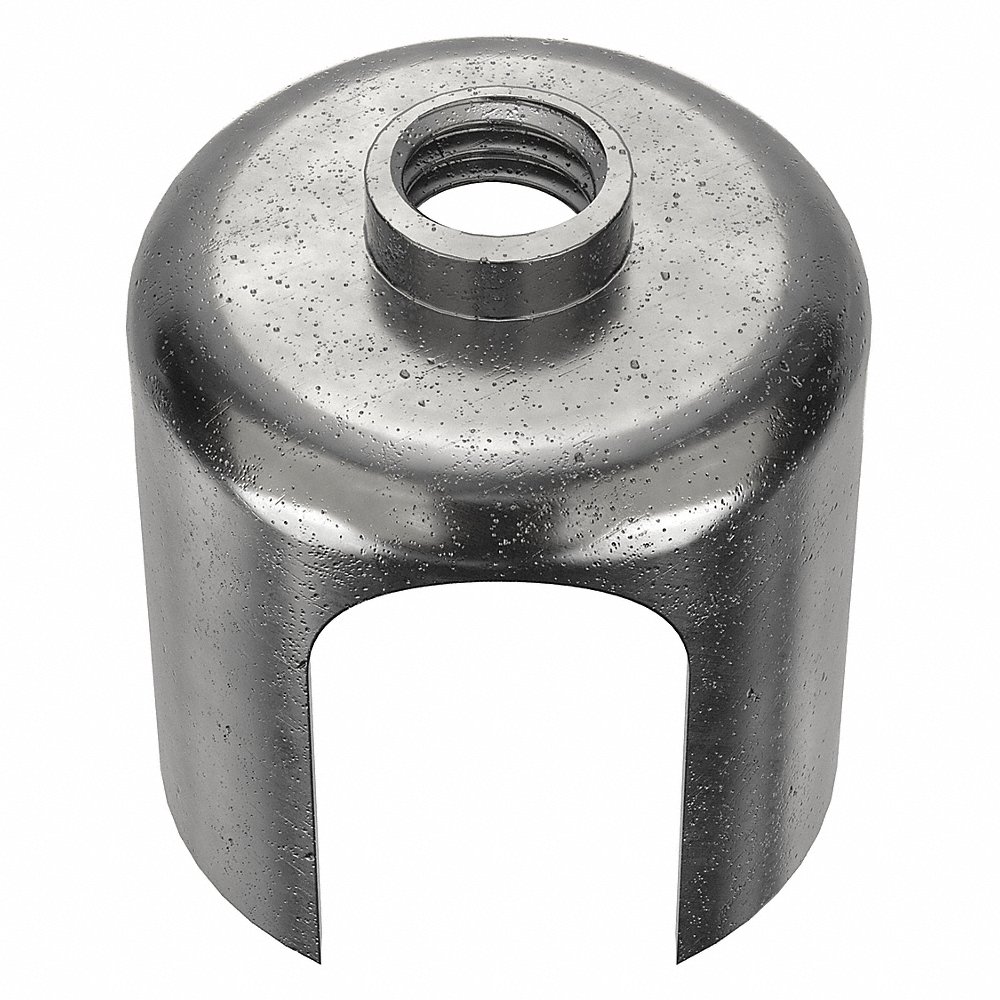 Tee Joint Fastener, 1/4 In - 20 Thread Size, Blk Oxide, Rnd Spacer, Steel, Weld, 10 Pk