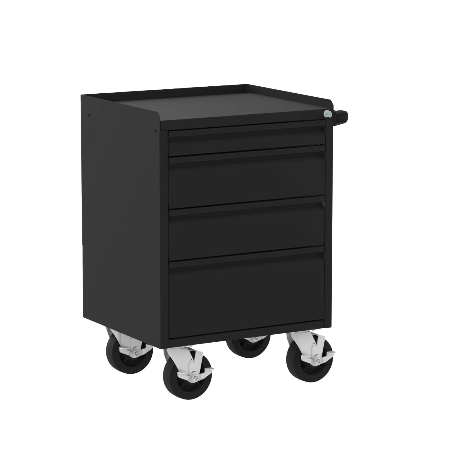 VALLEY CRAFT F89606RB Workbench, 4 Drawers, 24 x 21 x 36 Inch Size, Red/Black | CJ6TYL