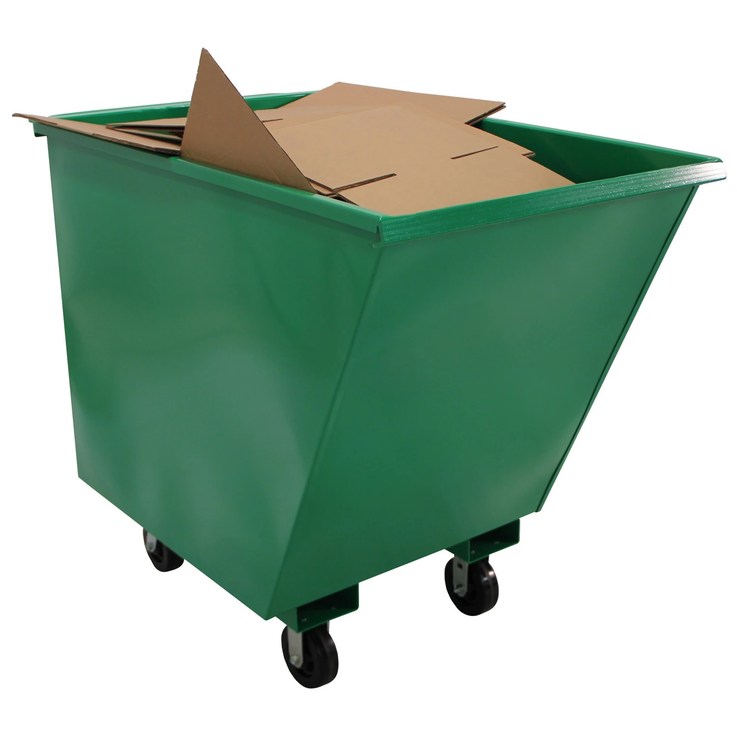 VALLEY CRAFT F89680 EZ Dump Hopper, Auto Lock,1 cub. yard Size, 2000 lbs. Load Cap. | AJ8GLQ