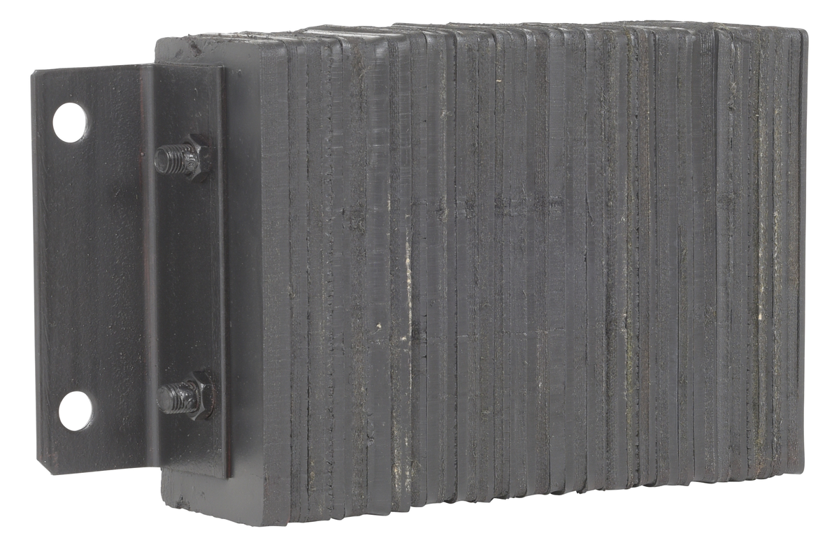 VESTIL 1018-4.5 Laminated Dock Bumper, 4.5 Inch x 15 Inch x 10 Inch Size | AG7KYW