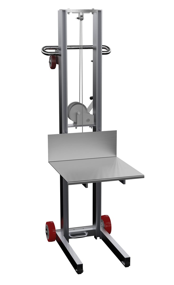 VESTIL ALLW-2020-FW Platform Lift, 400 Lb. Capacity, 66-1/4 Inch Height | AB4EDV 1XFE4