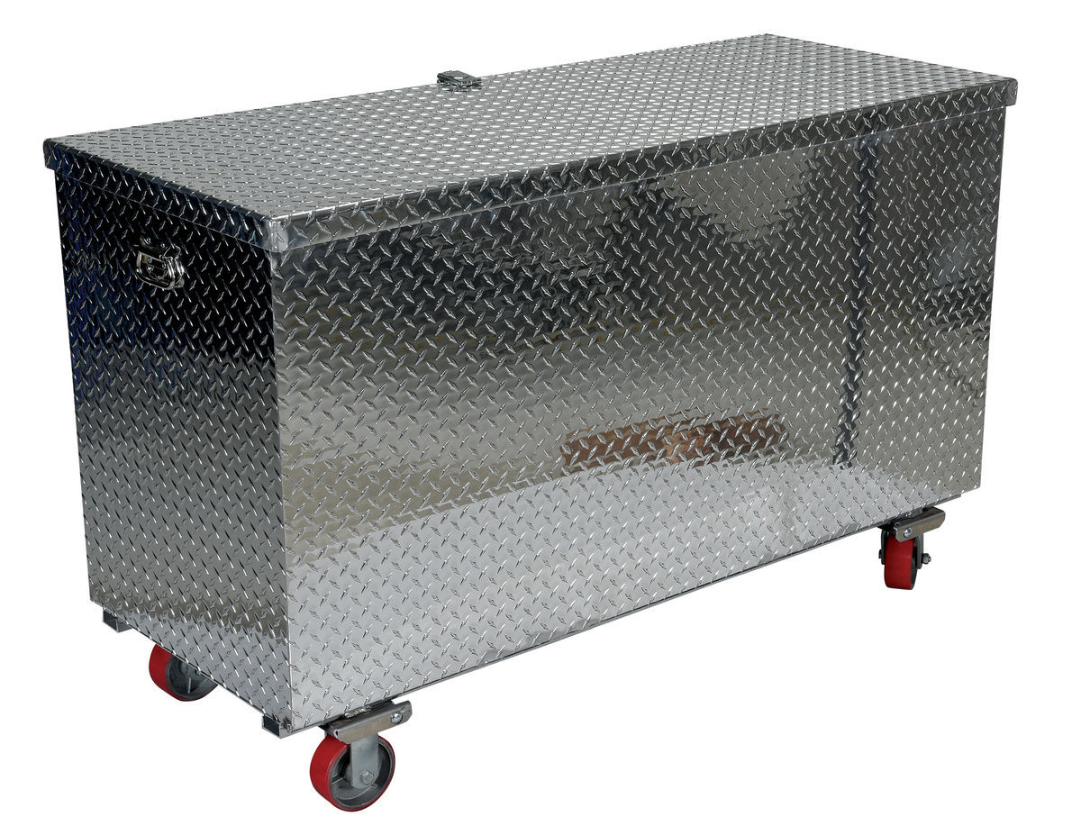 VESTIL APTS-2448-C Aluminium Tool Box, with Caster, 24 Inch x 48 Inch Size | AG7LWN