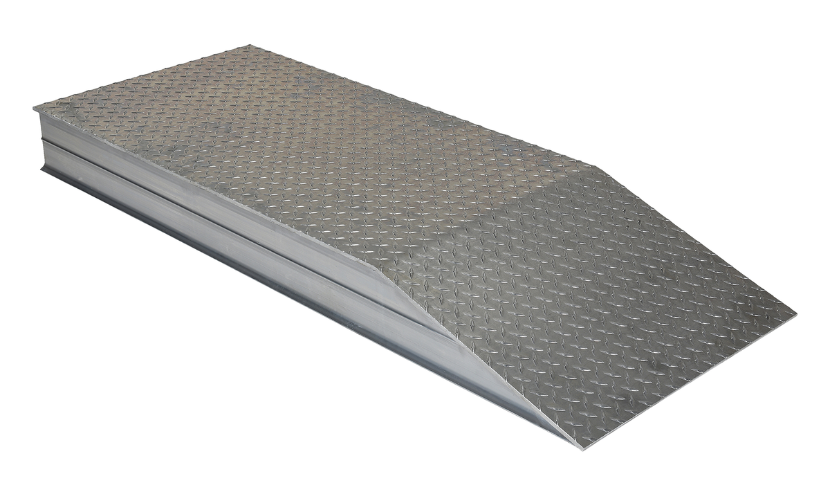 VESTIL ATWR-24-8-54 Heavy Duty Aluminium Wheel Riser, 24 x 8 x 54 Inch Size | AG7MCN