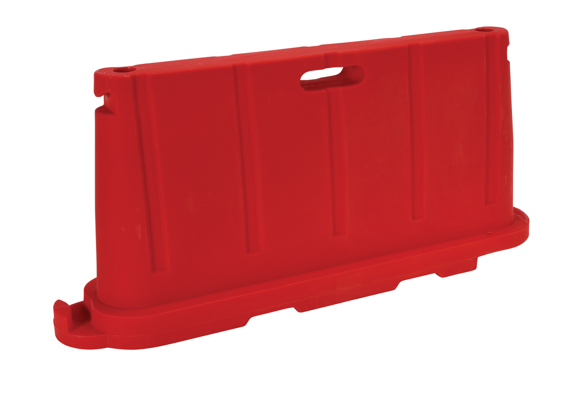 VESTIL BCD-7636-RD Stackable Polyethylene Barricade, Red | AG7MKP