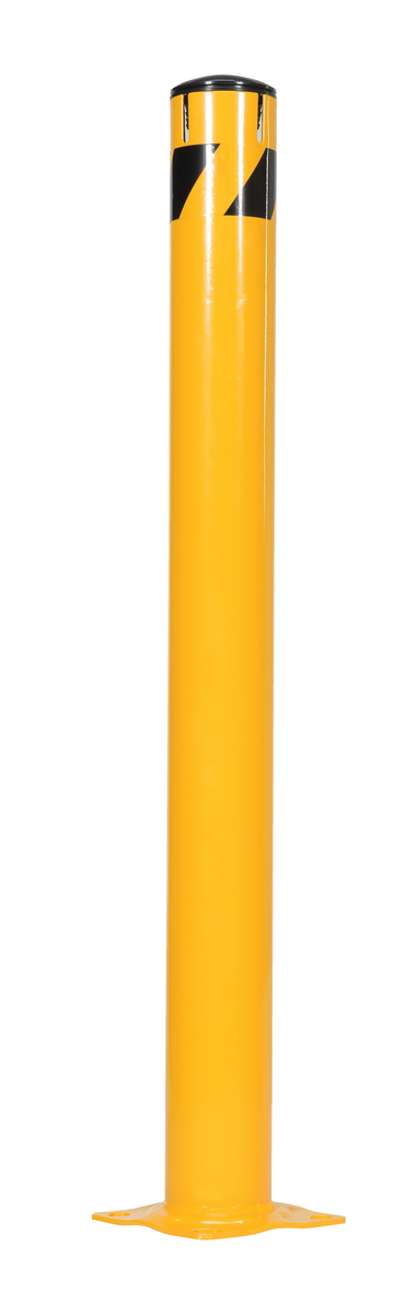 VESTIL BOL-JK-48-4.5 Steel Pipe Bollard With Slot, 48 x 4.5 Inch Size | AG7MNE