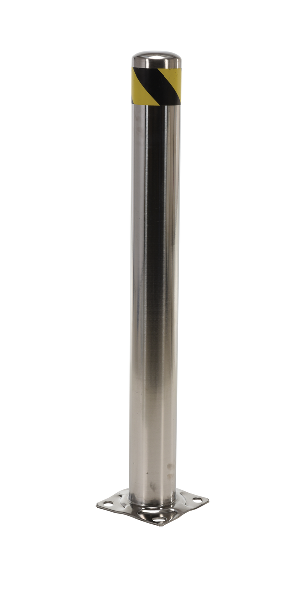 VESTIL BOL-SS-42-4.5 Bollard, Steel Pipe, 42 x 4-1/2 Inch Size | AE4XNN 5NRX5