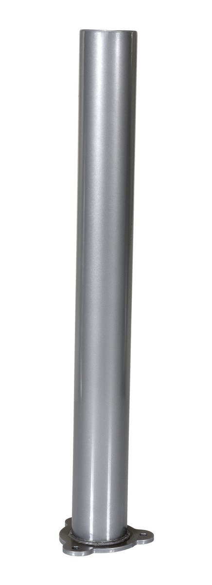 VESTIL BOLA-42-4.5-SL Architectural Bollard, Silver Lining, 42 x 4.5 Inch Size | CE3AKX