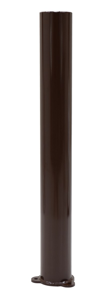 VESTIL BOLA-48-5.5-BRN-EB Architectural Bollard, Earth Brown, 48 x 5.5 Inch Size | CE3AKZ