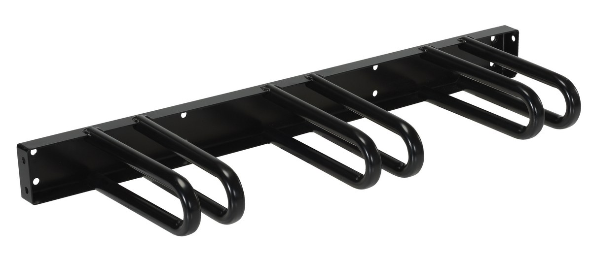 VESTIL BR-M3S-W-BK Bicycle Rack, Black, 40.4 x 13.2 x 4.5 Inch Size | CE3AML