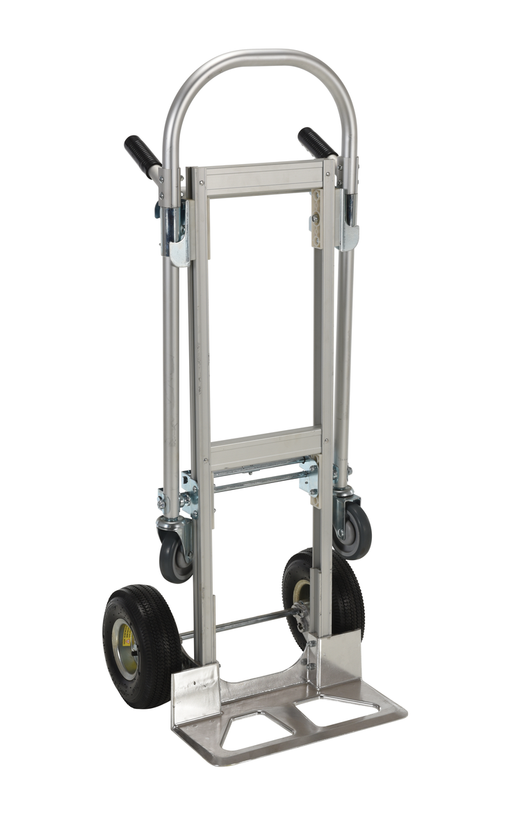 VESTIL CAHT-500 Aluminium Convertible Hand Truck, 500 Lb. Capacity | AG7NZY