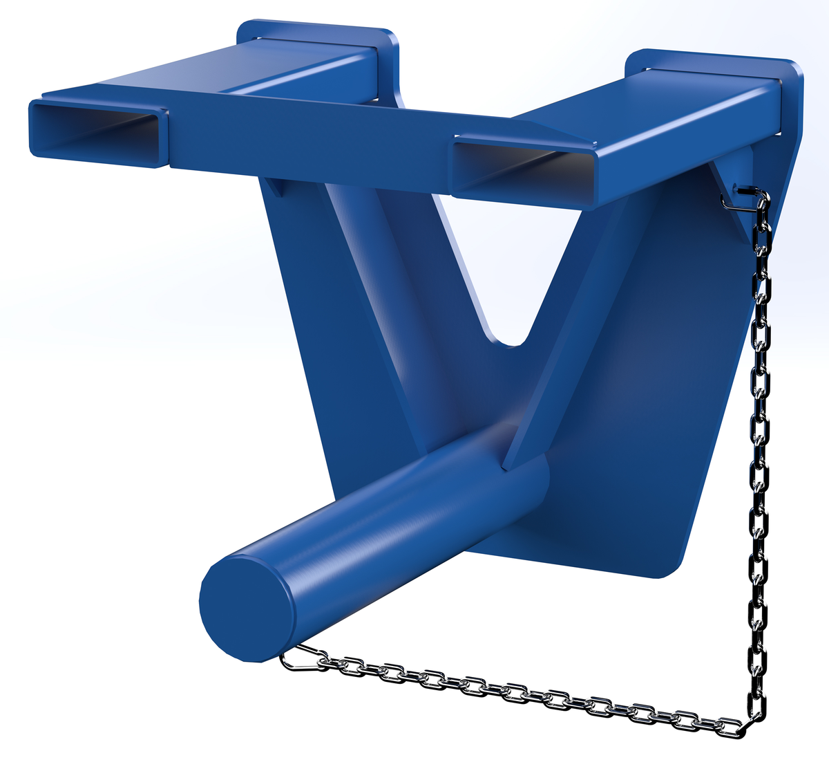 VESTIL CCF-24-5 Steel Coil Lifter Fork Mounted Inverted, 24 x 5-9/16 Inch Size | AE6NWH 5UET6