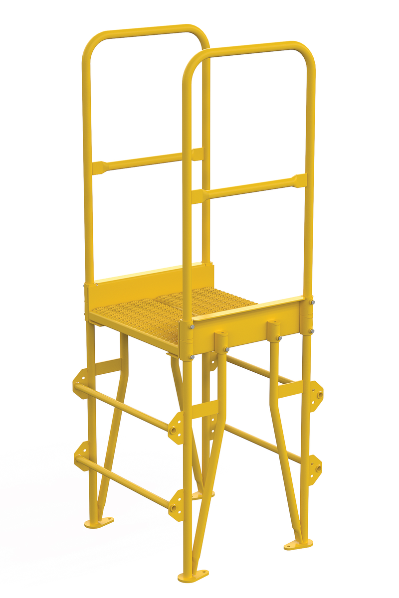 VESTIL COLV-3-34-8 Cross-Over Ladder, Vertical, 3 Steps, 8 Inch Height | CE3AWT