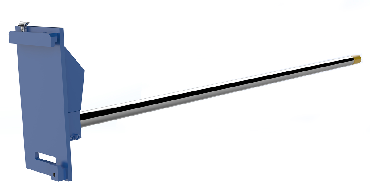 VESTIL CR-108-3 Rug Ram Boom, Blue / Yellow Carriage Mount, Class III, 2500 Lb. Capacity, Blue/Silver, Steel | AE6NXF 5UEV7