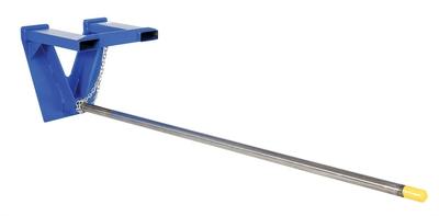 Rug Ram Boom, Mounted, Inverted, 120 Inch Length 2200 Lb. Capacity, Blue/Silver, Steel