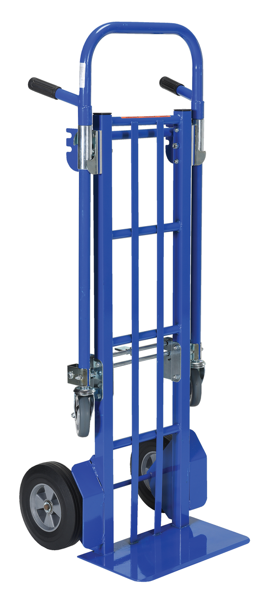 VESTIL CSHT-500 Convertible Hand Truck, Steel, 330 Lb. Capacity | AG7PQN