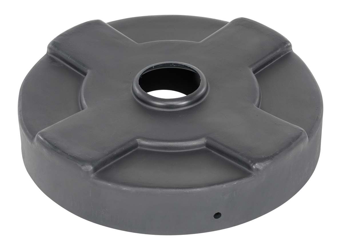 VESTIL DC-P-30-CAN-BK Drum Recycling Lid, 30 Gallon Capacity, Black | CE3CJQ