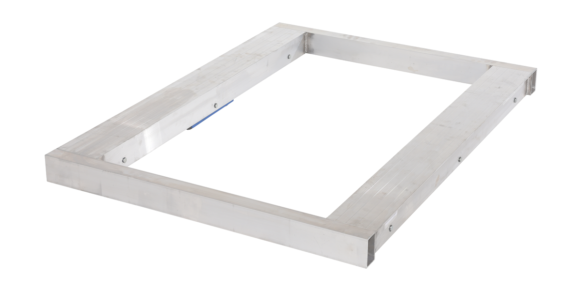 VESTIL DOL-3642-8T Pallet Dolly, 8 Rollers, 36 x 42 Inch Size, 6000 Lb. Capacity, Aluminiuim, Tilt Deck | AG7QRZ