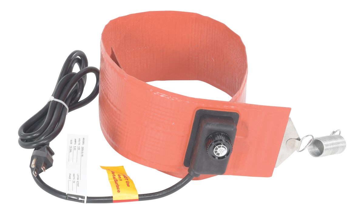 VESTIL DRH-S-15 Steel Drum Heater, 15 Gallon Capacity | AG7QVB