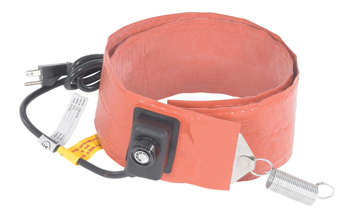 VESTIL DRH-S-30 Steel Drum Heater, 30 Gallon Capacity | AG7QVD