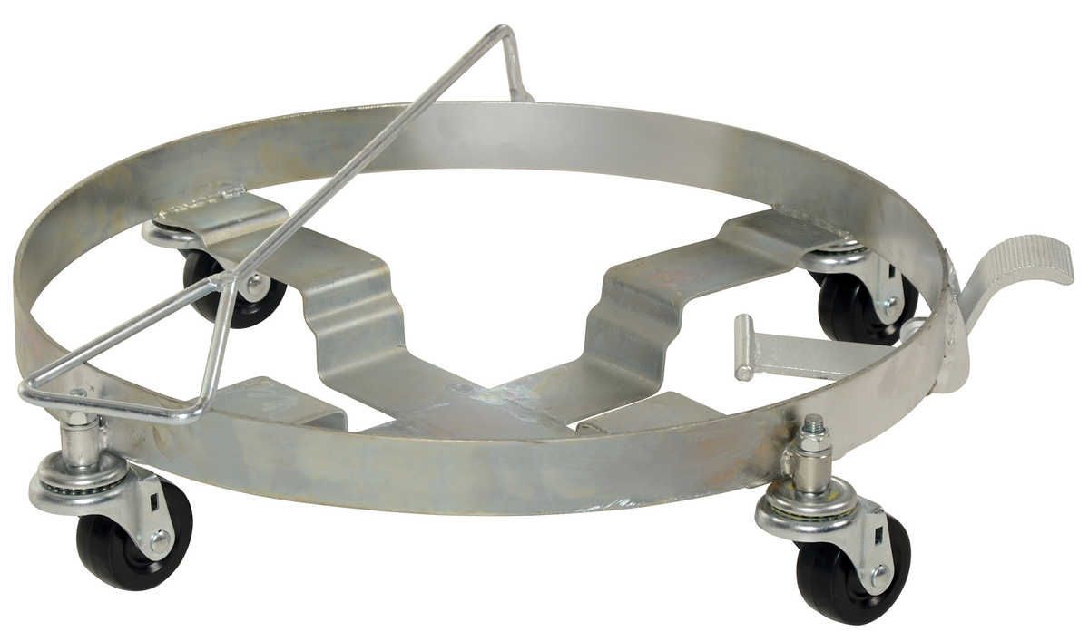 VESTIL DRUM-DRH-HR-TLT Drum Dolly, with Handle And Tilt, 1000 Lb. Capacity | AG7QWL