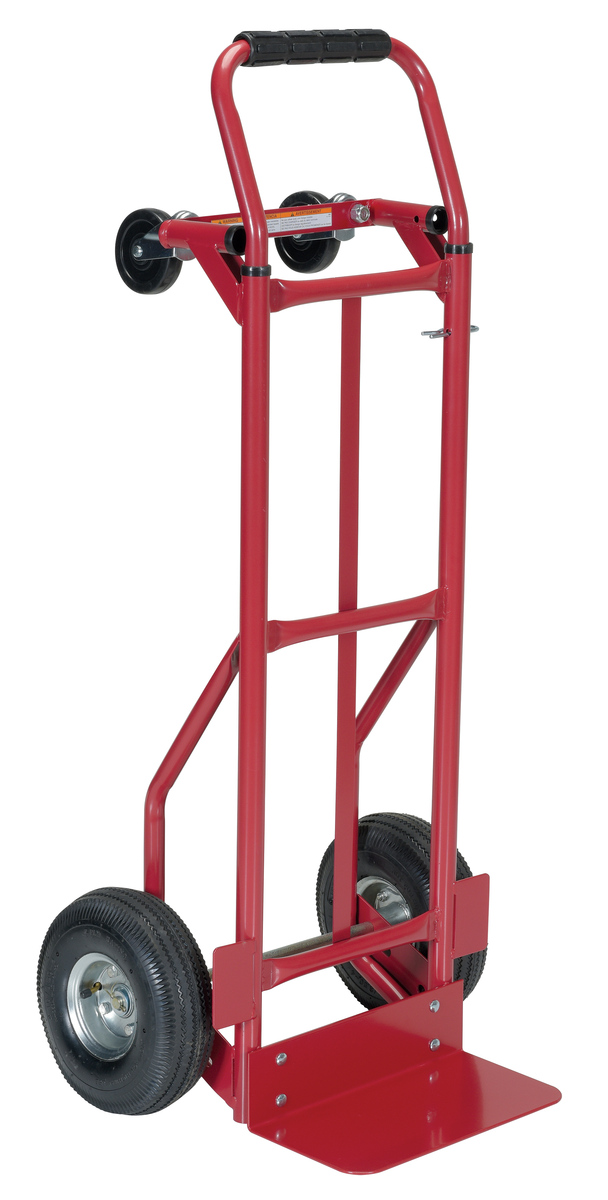 VESTIL DSHT-500-PN Convertible Hand Truck, Steel, 500 Lb. Capacity | AG7QYK