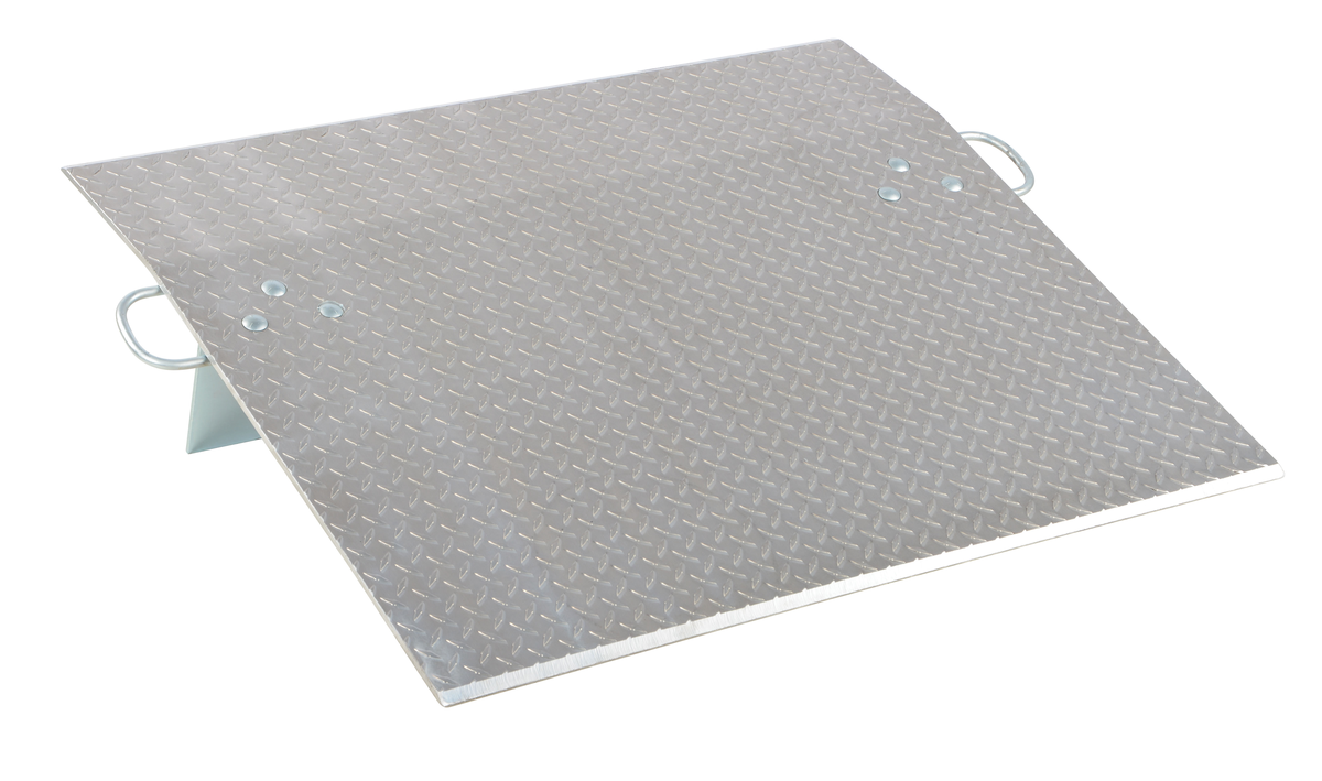 VESTIL E-3636 Economizer Dockplate, 2500 Lb. Capacity, 36 Inch x 36 Inch Size, Aluminium | AG7RAG