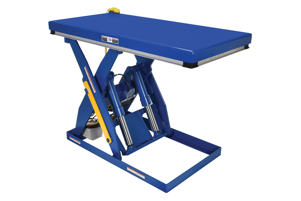 VESTIL EHLT-3060-4-43-QS Electric Hydraulic Lift Table, Quickship, 4000 lb., 30 x 60 Inch Size, Steel | CE3CTY