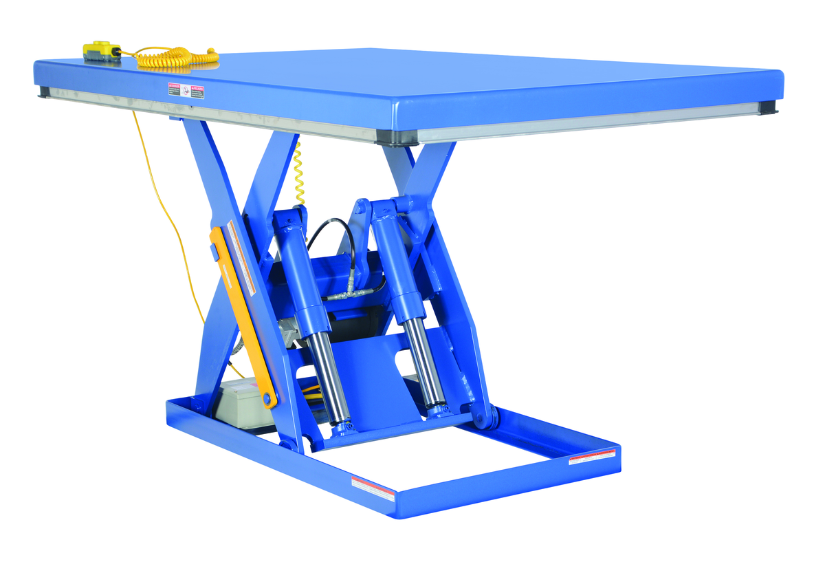 VESTIL EHLT-4872-3-43-QS Electric Hydraulic Lift Table, Quickship, 3000 lb., 48 x 72 Inch Size, Steel | CE3CUW