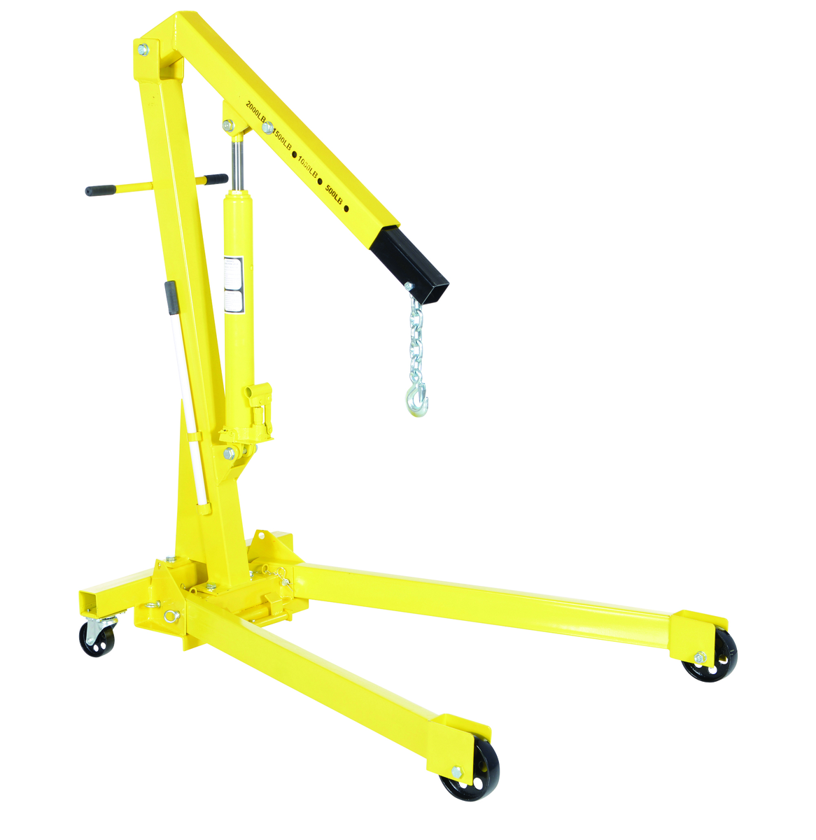 VESTIL EHN-20-C Engine Hoist, Folding Legs, 2000 Lb. Capacity | AG7RLD
