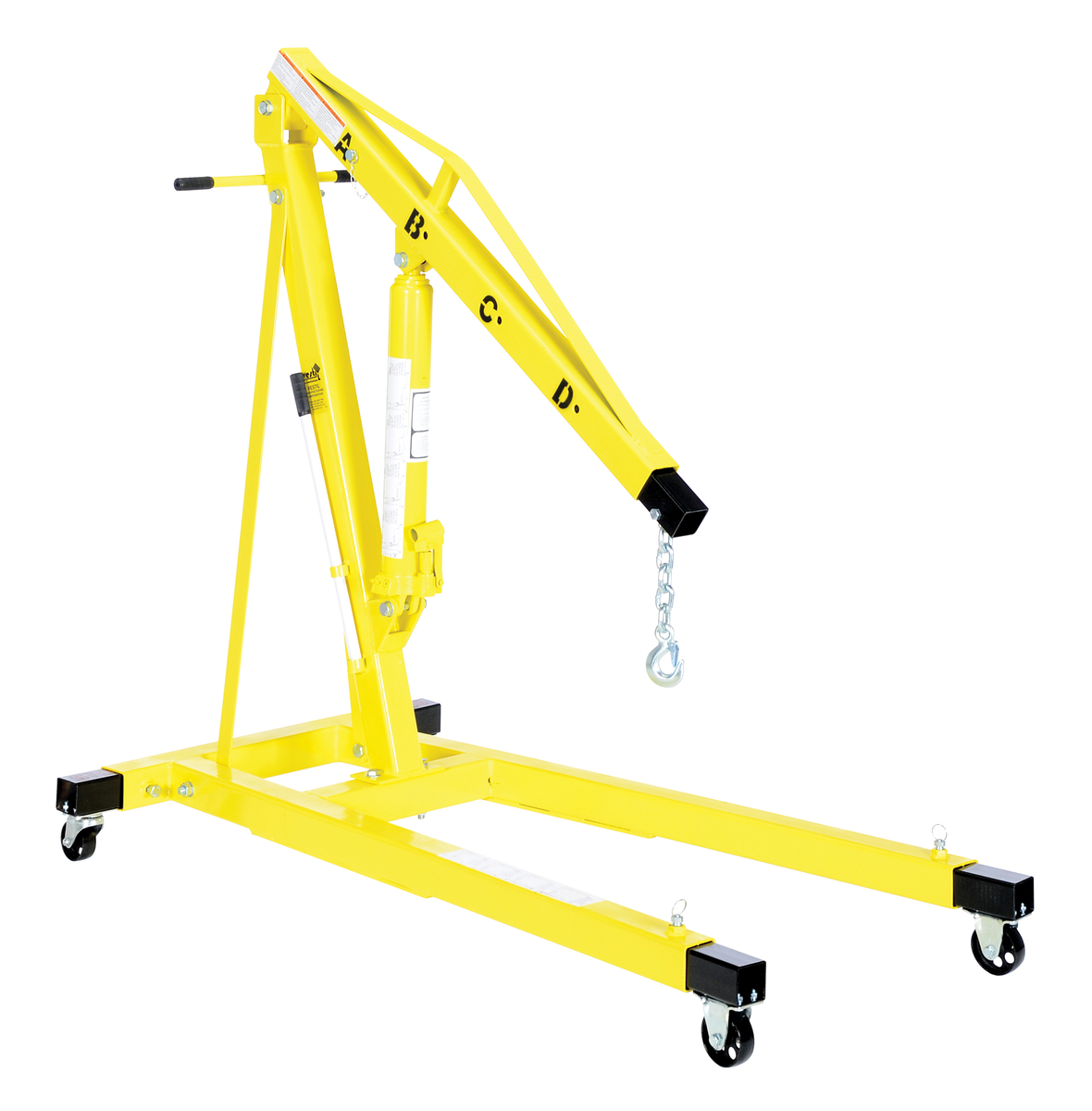 VESTIL EHN-40-T Engine Hoist, Telescopic Legs, 4000 Lb. Capacity | AG7RLG