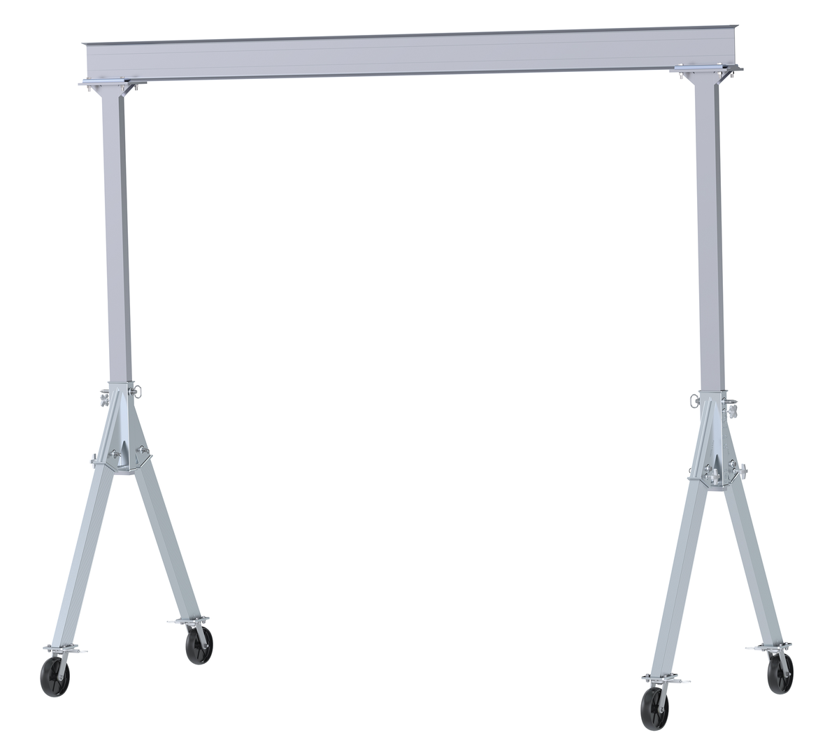 VESTIL FHA-2-12-10 Fixed Gantry Crane, Aluminium, 2000 Lb. Capacity, 12 Feet Size | CE3DGG