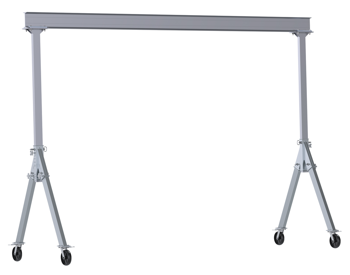 VESTIL FHA-2-15-10 Fixed Gantry Crane, Aluminium, 2000 Lb. Capacity, 15 Feet Size | CE3DGH