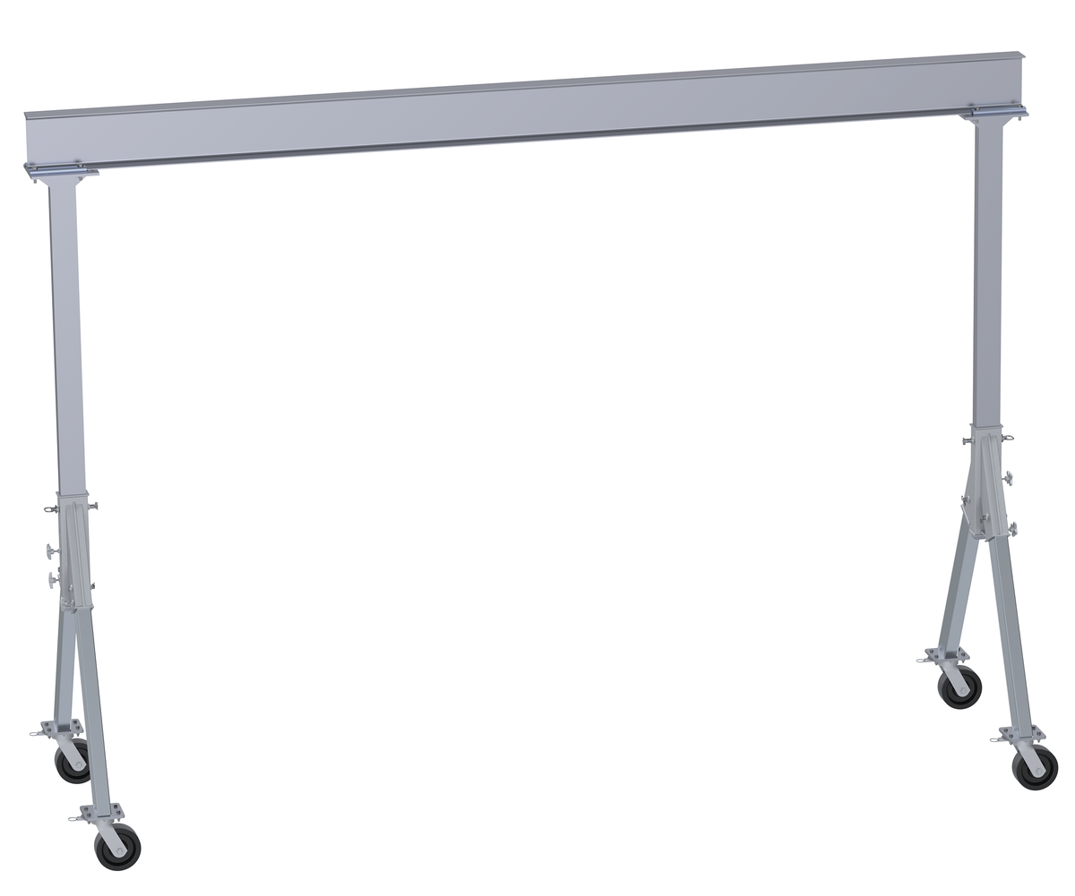 VESTIL FHA-4-15-10 Fixed Gantry Crane, Aluminium, 4000 Lb. Capacity, 15 Feet Size | CE3DGM