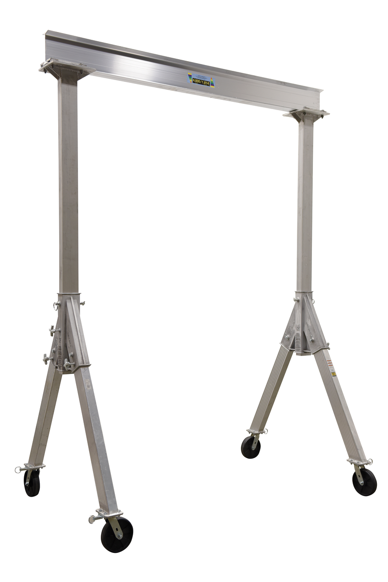 VESTIL FHA-4-8-10 Fixed Gantry Crane, Aluminium, 4000 Lb. Capacity, 8 Feet Size | CE3DGN