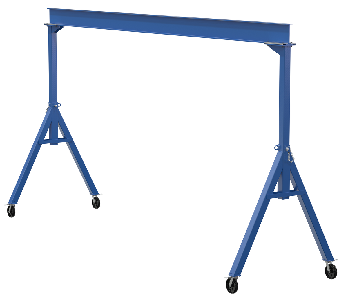 VESTIL FHS-2-20 Fixed Gantry Crane, 2000 Lb. Capacity, 20 Feet | AG7TAZ