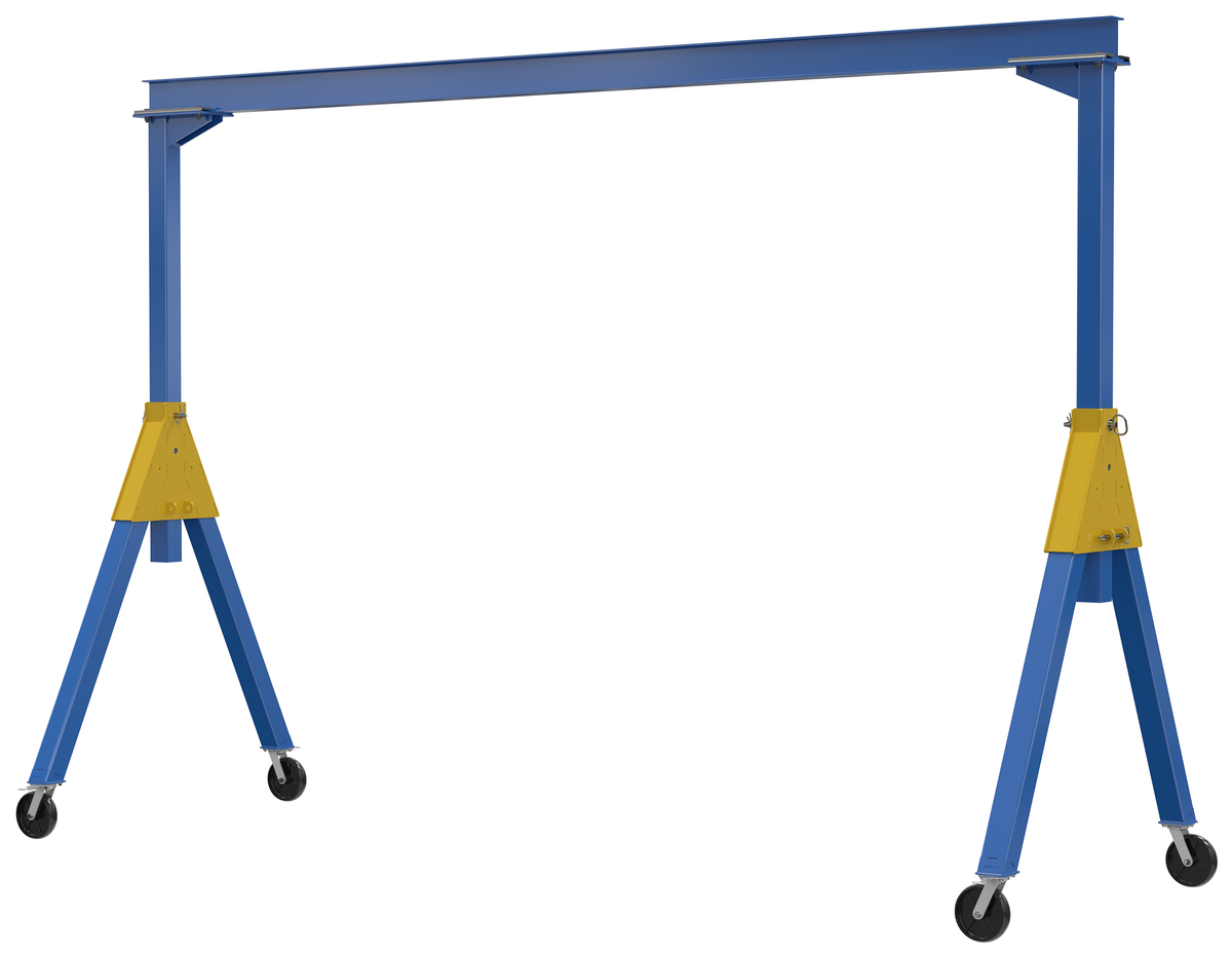 VESTIL FHSN-2-15 Fixed Gantry Crane, 2000 Lb. Capacity, 15 Feet, Knockdown | AG7TBP
