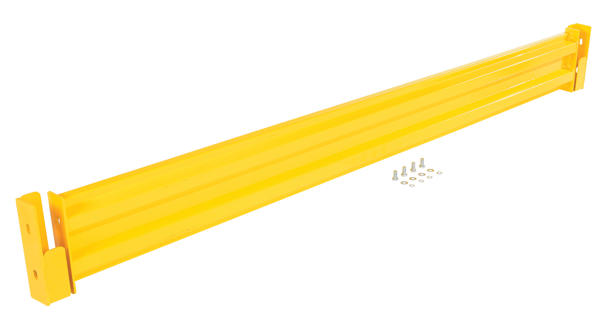 VESTIL GR-F2R-DI-10-YL Guard Rail, Ribbed Bolt on Style, 10 Feet | CE3DLM