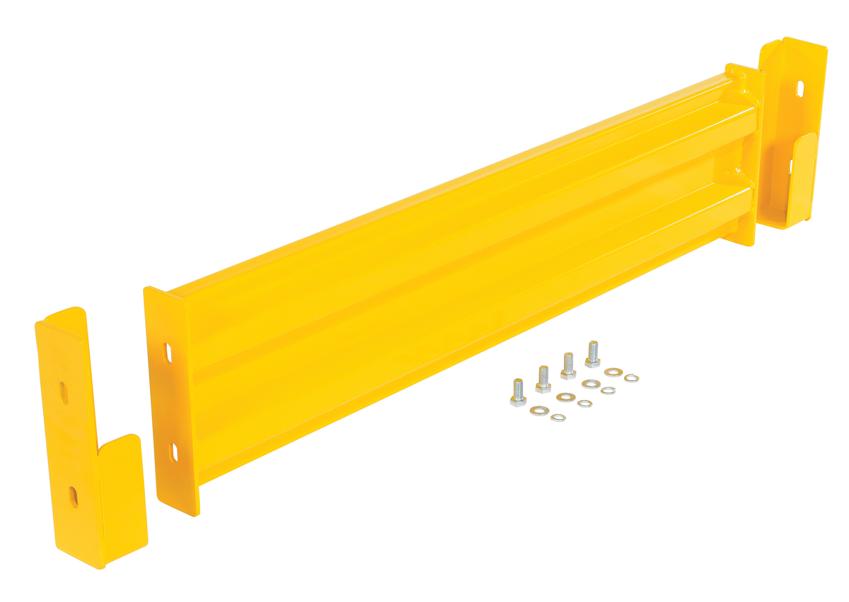VESTIL GR-F2R-DI-4-YL Guard Rail, Ribbed Bolt on Style, 4 Feet | CE3DLQ
