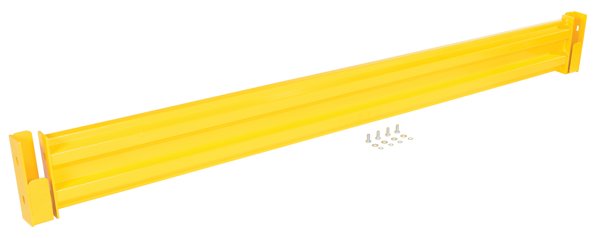VESTIL GR-F2R-DI-9-YL Guard Rail, Ribbed Bolt on Style, 9 Feet | CE3DLY