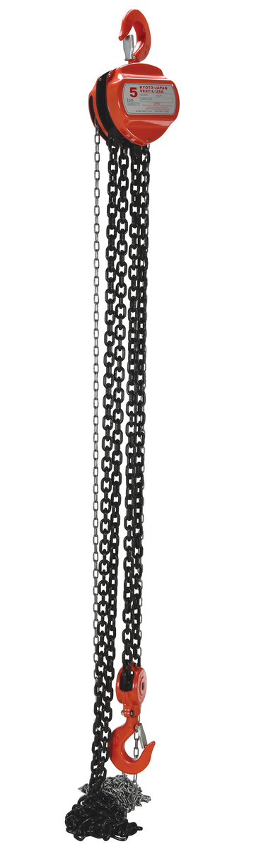 VESTIL HCH-10-15 Manual Chain Hoist, 10000 Lb Capacity, 15 Feet Lift height | AG7TUN