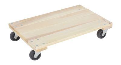 Hardwood Dolly, Economy Solid, 900 Lb. Capacity, 16 Inch x 24 Inch Size