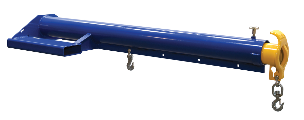 VESTIL LM-EBT-4-36 Economy Telescoping Lift Boom, Blue / Yellow 4000 Lb. Capacity, 36 Inch Size | AG7VTL
