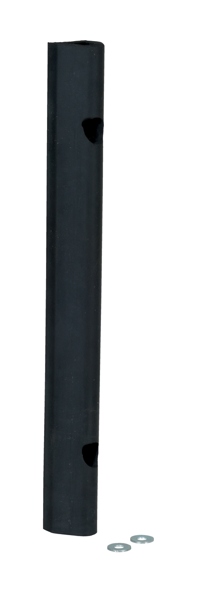 VESTIL M-2-18 Extruded Rubber Fender Bumper, 18 Inch x 2 Inch x 1.75 Inch Size | AG7VZA