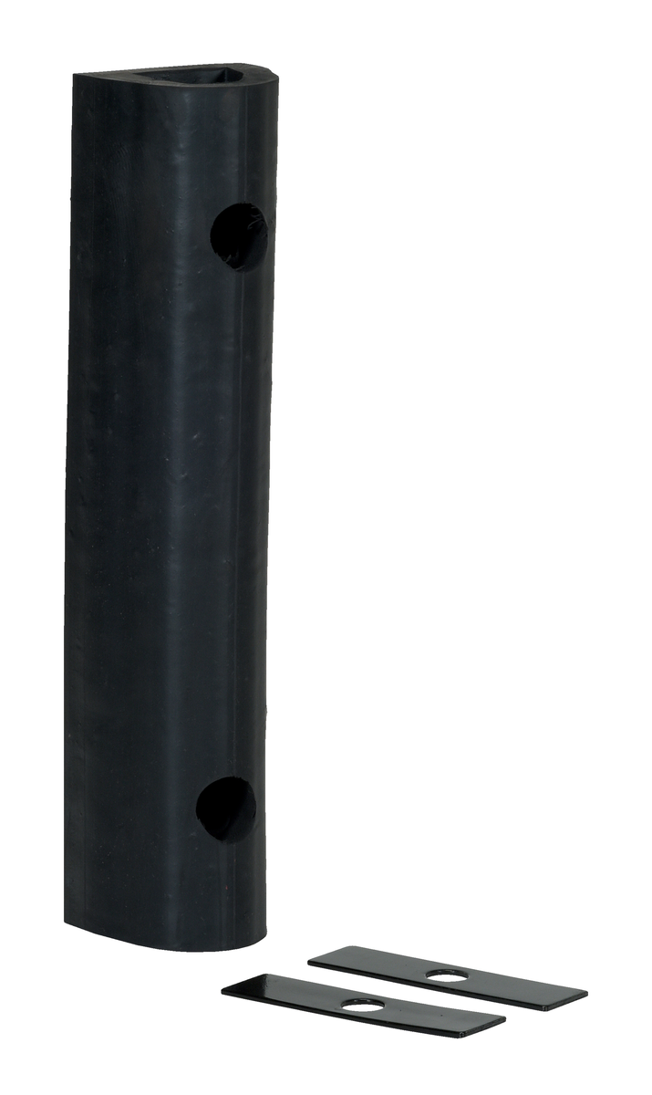 VESTIL M-4-18 Extruded Rubber Fender Bumper, 18 Inch x 4.25 Inch x 4 Inch Size | AG7VZK