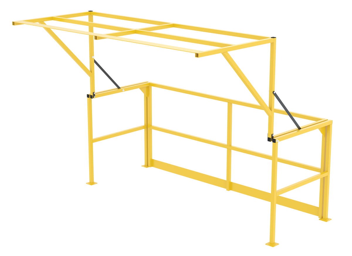 VESTIL MEZZ-200-DW Mezzanine Safety Double Wide Gate | CE3EGD