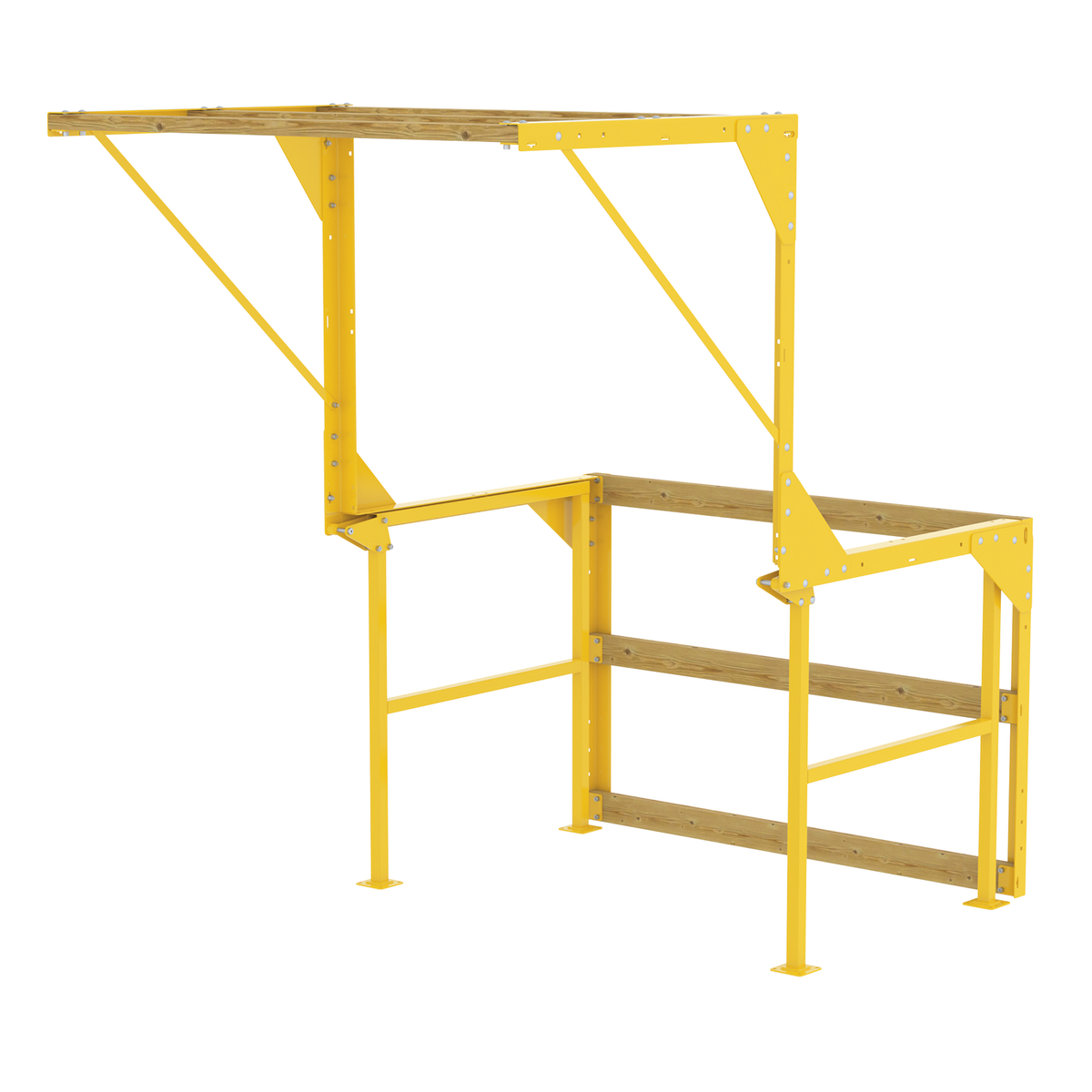 VESTIL MEZZ-KD-88T-93D Mezzanine Safety Gate, Knockdown | CE3EGG
